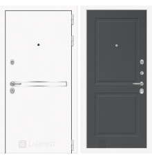 Входная дверь Лайн WHITE 11 - Графит софт