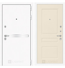 Входная дверь Лайн WHITE 03 - Крем софт