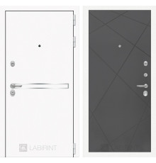 Входная дверь Лайн WHITE 24 - Графит софт